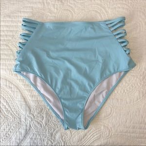 PINK high waist bikini bottom